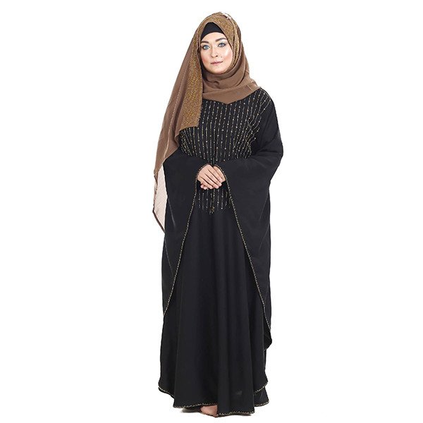 Party Abaya with Gorgeous Embroidery Works