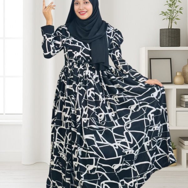 Exclusive Alex Georgette Full Flare Ground Borka
