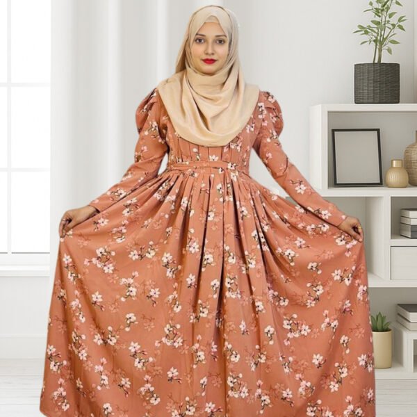 Alex Georgette Premium Flowy Ground Cut Borka