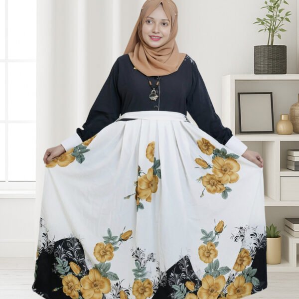 Alex Georgette Premium Flowy Ground Cut Borka