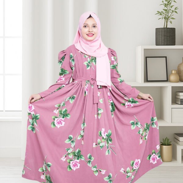 Premium Flowy Ground Borka – Alex Georgette Edition