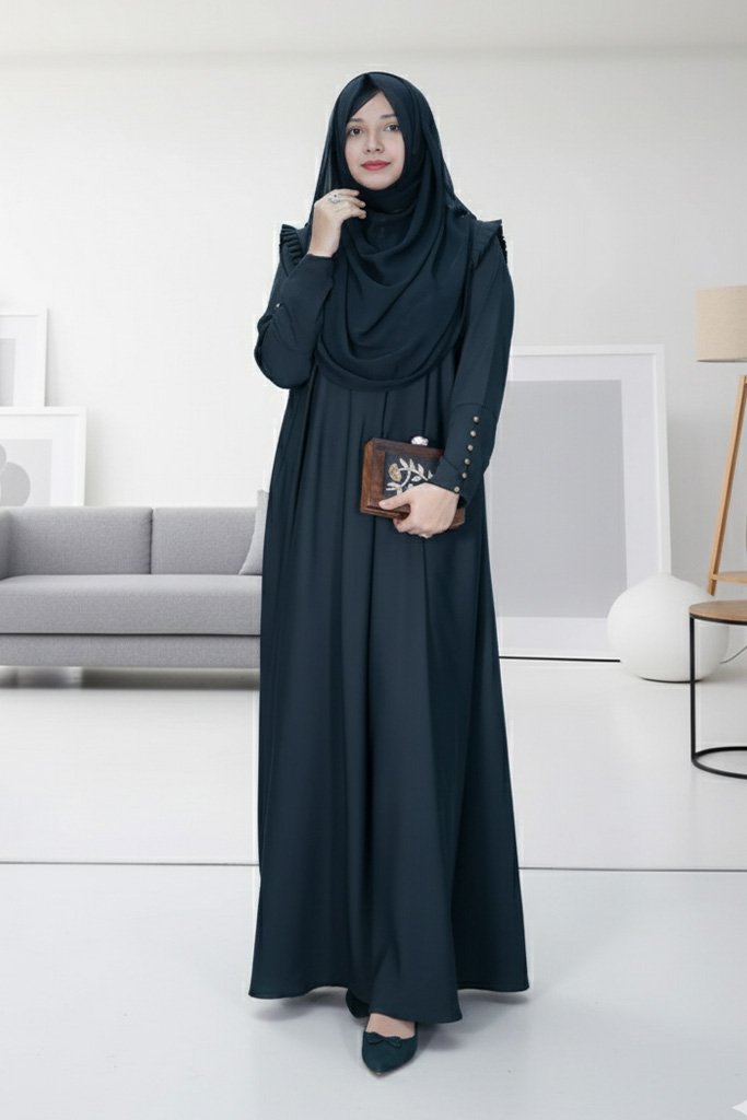 Abaya Borka Black