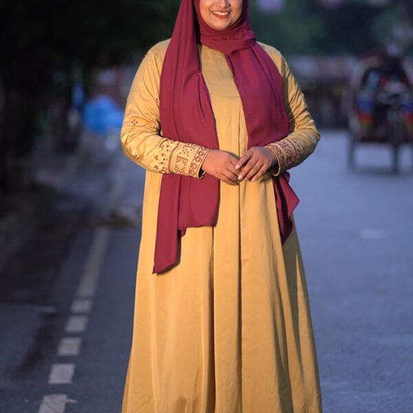 Golden Mustard Borka Design