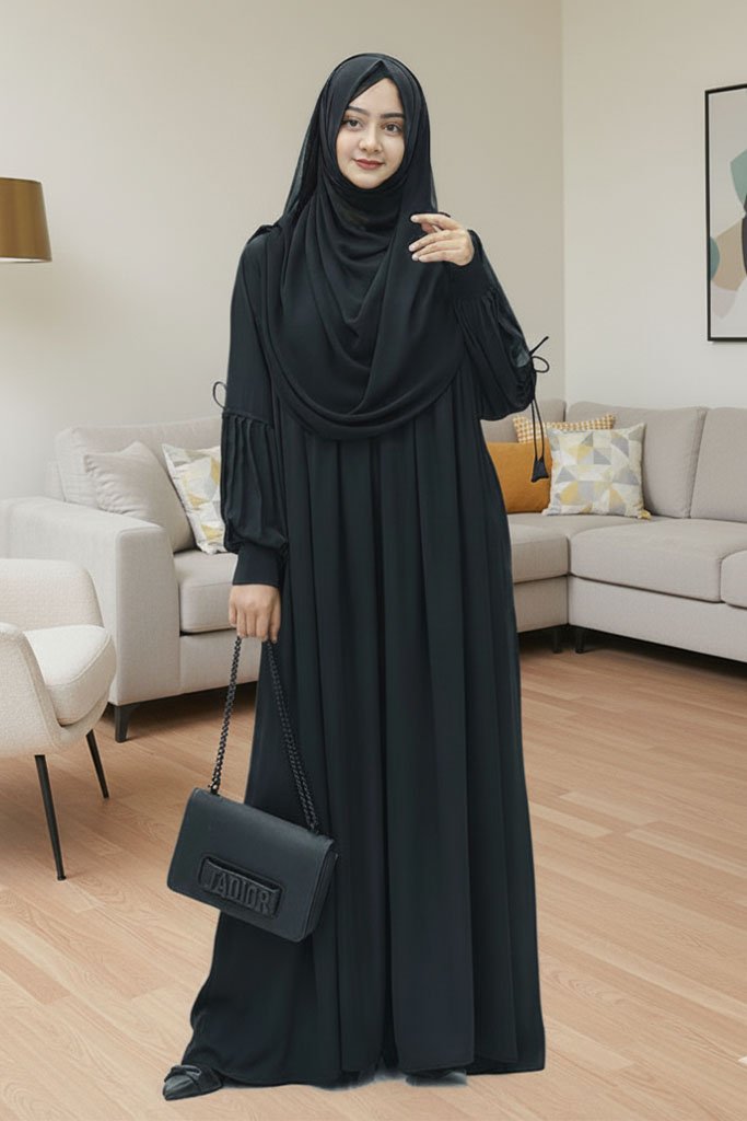 Abaya Borka Black